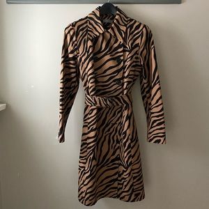 Tiger Print Trench Coat 🐅